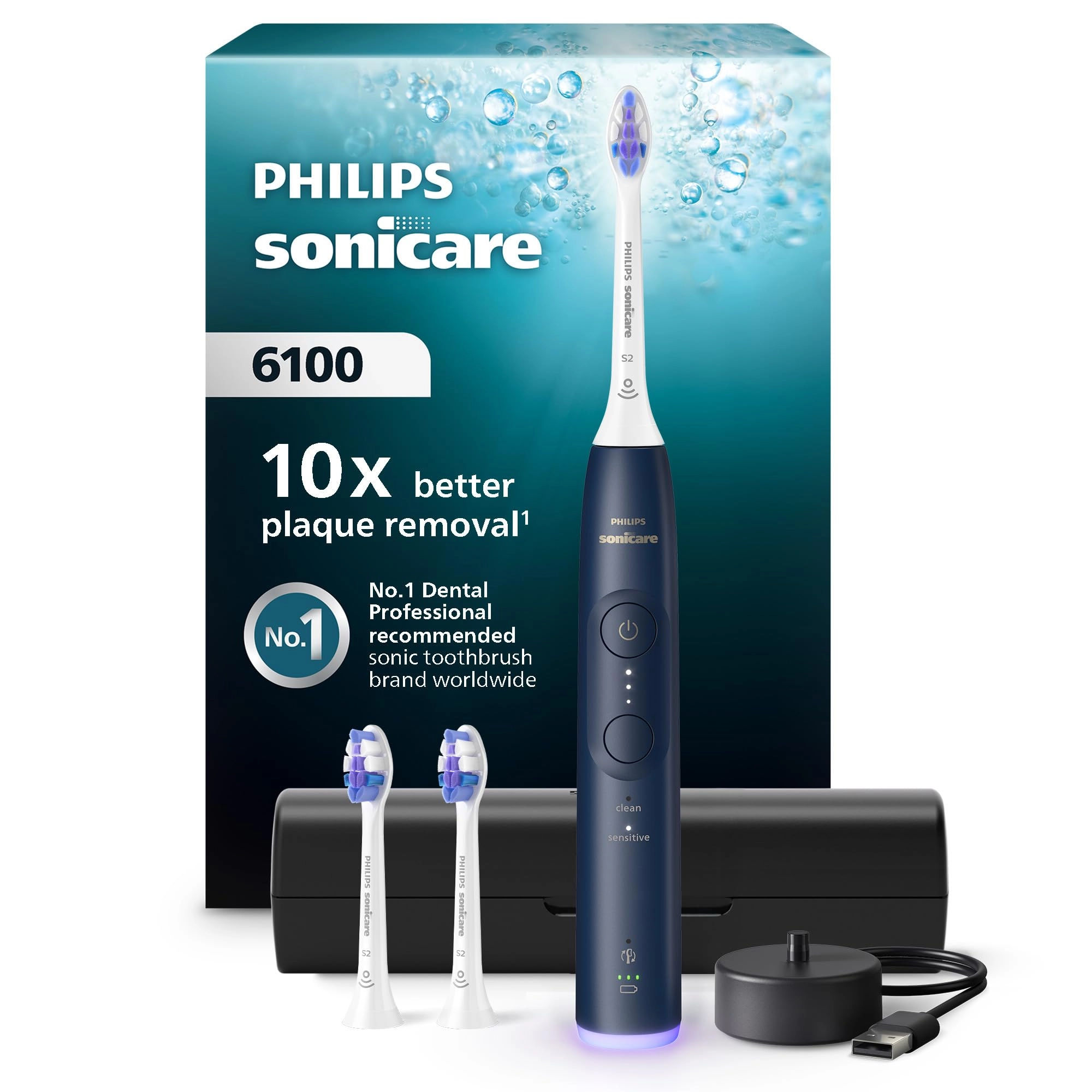 Philips ProtectiveClean 6100 - Rechargeable White
