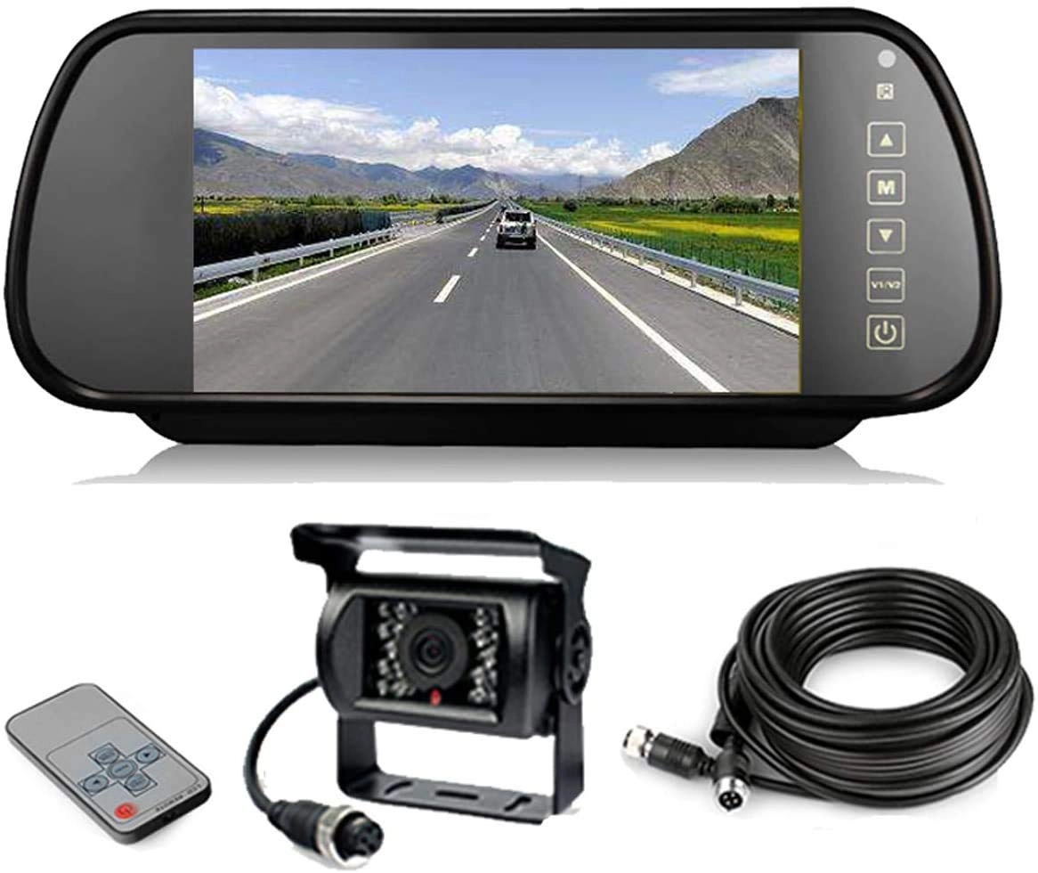 LCD Monitor + Rear View Camera - Night vision Wired