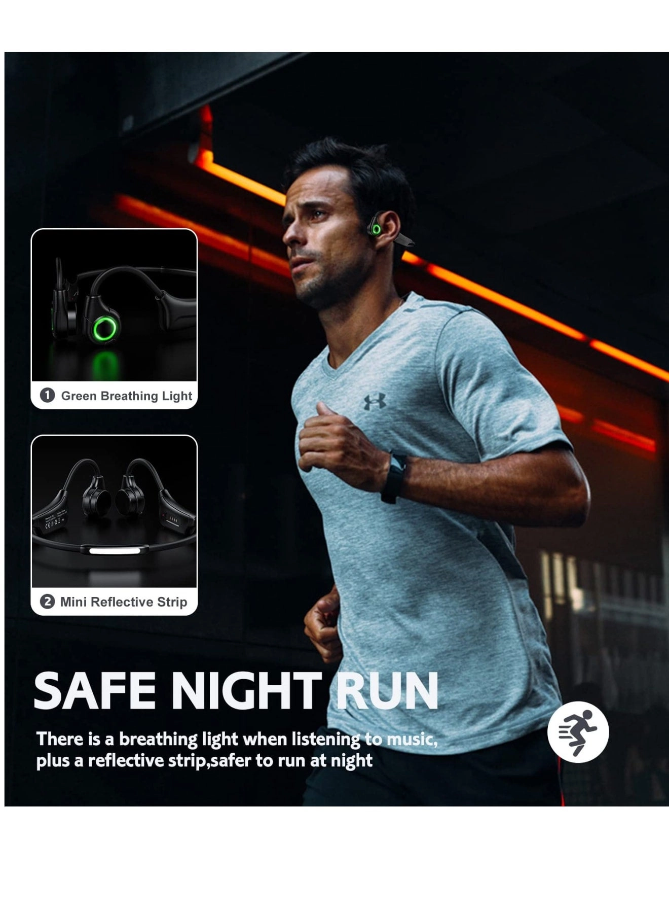 Bone Conduction Headphones Wireless Headphone