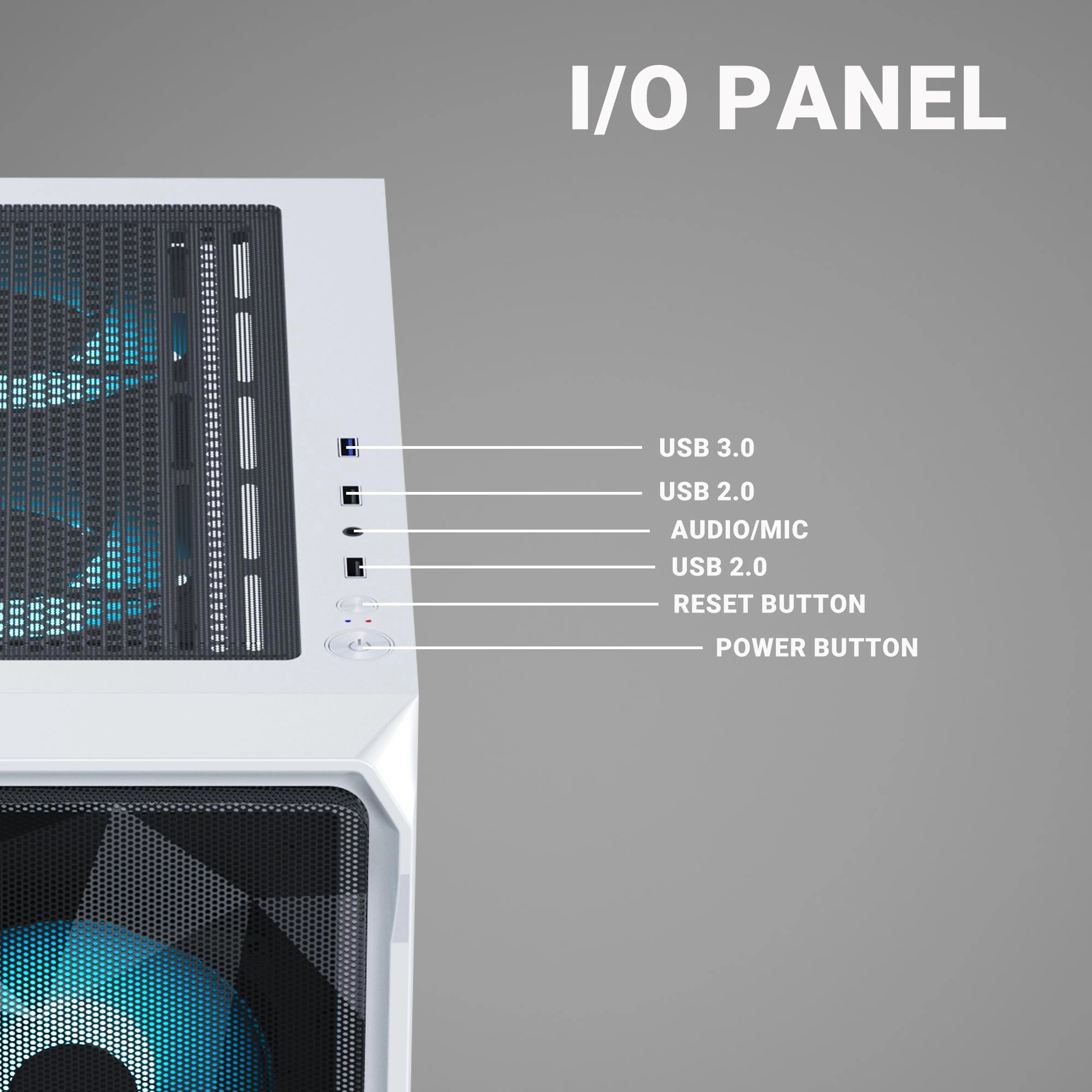 200 Air Mini - Tempered Glass Side Panel Mini-Tower