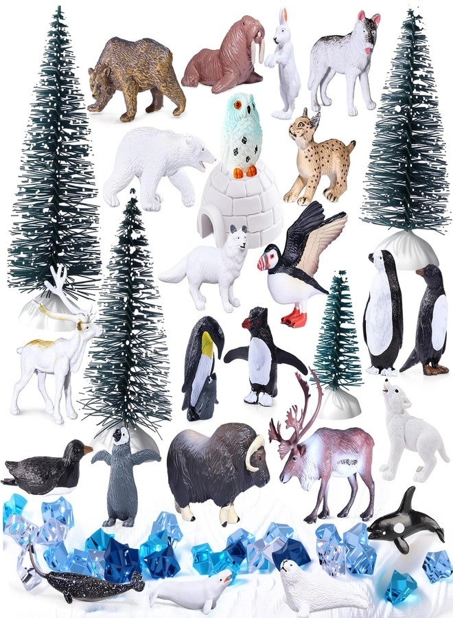 Sienon Arctic Animal Toy Set 60 pcs