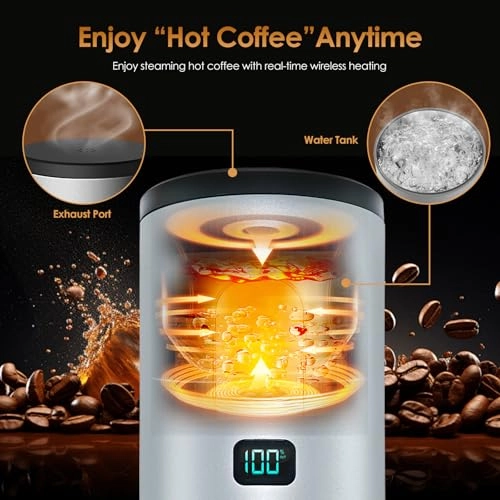 Portable Coffee Maker - 90 Milliliters NS/DG/Ground Coffee
