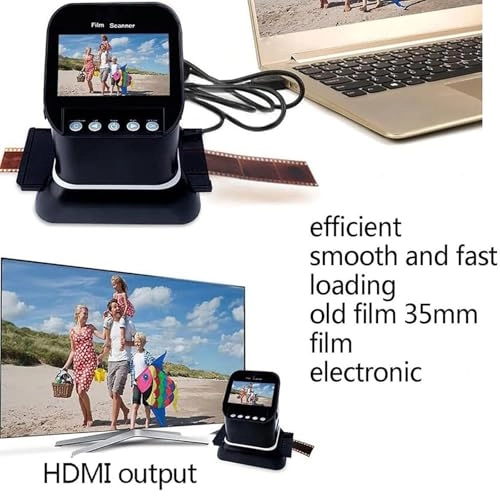 Film and Slide Scanner - 22 MP 4.3” LCD 35mm