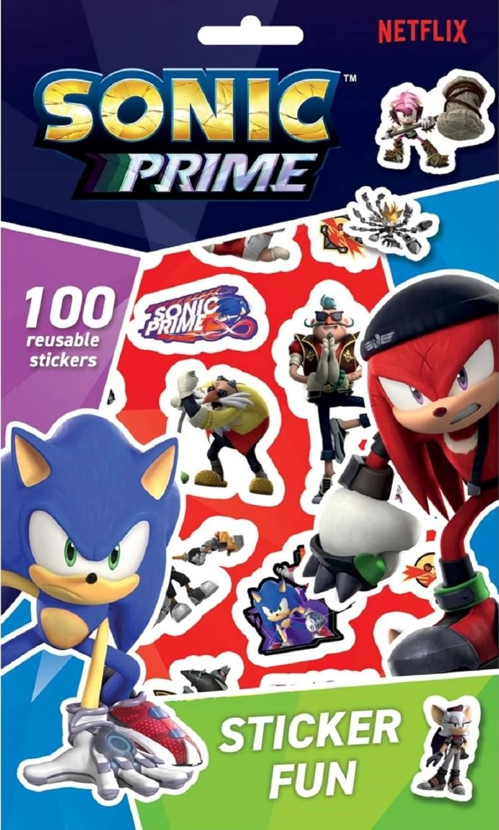 Alligator Sonic Sticker Book 100 pcs