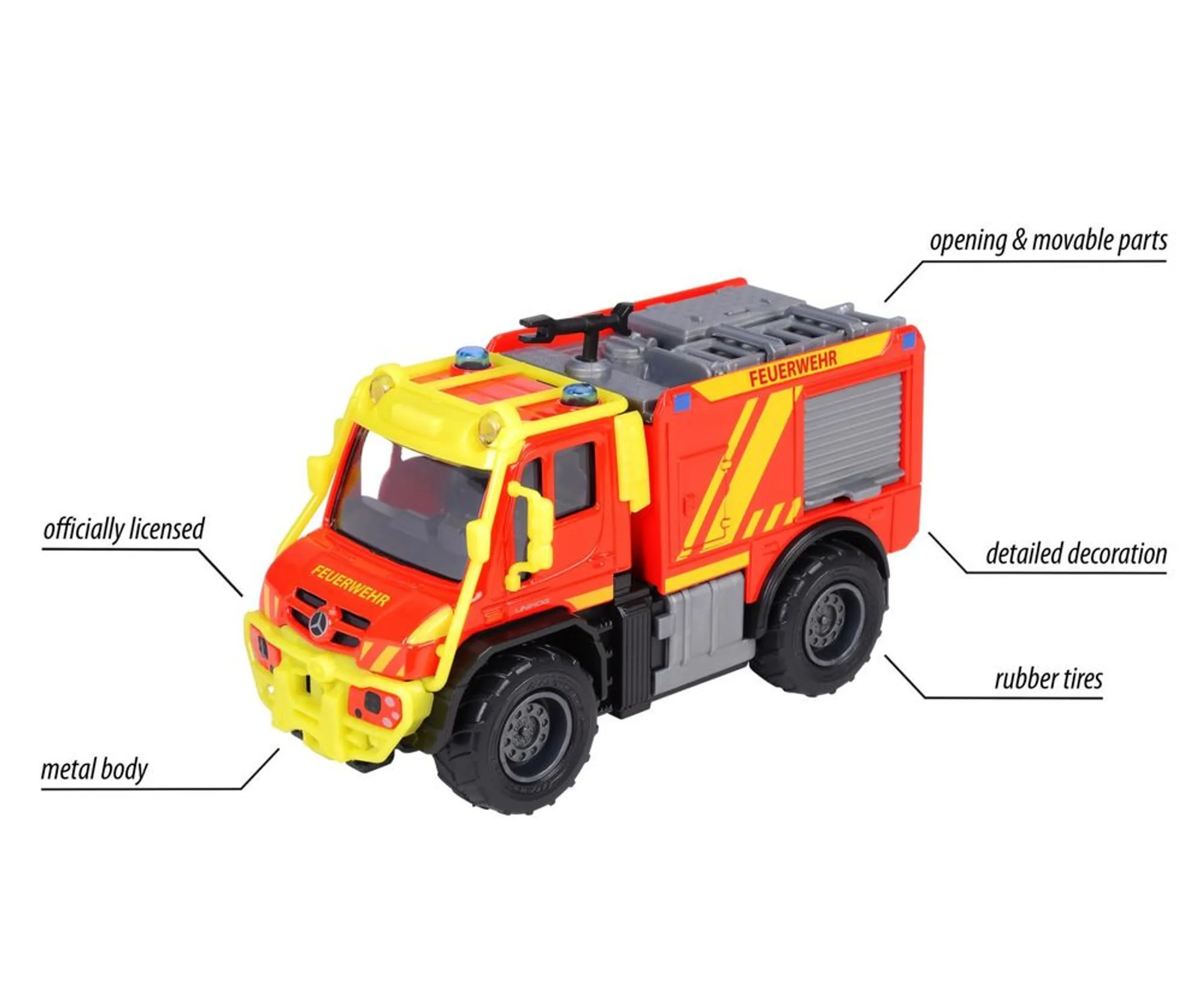 Unimog U530 - Fire Truck Orange