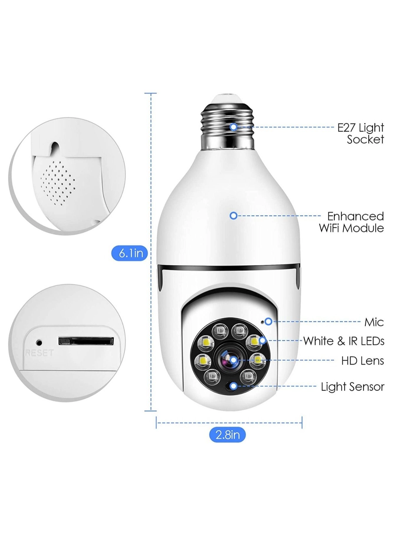 E27 Bulb Camera