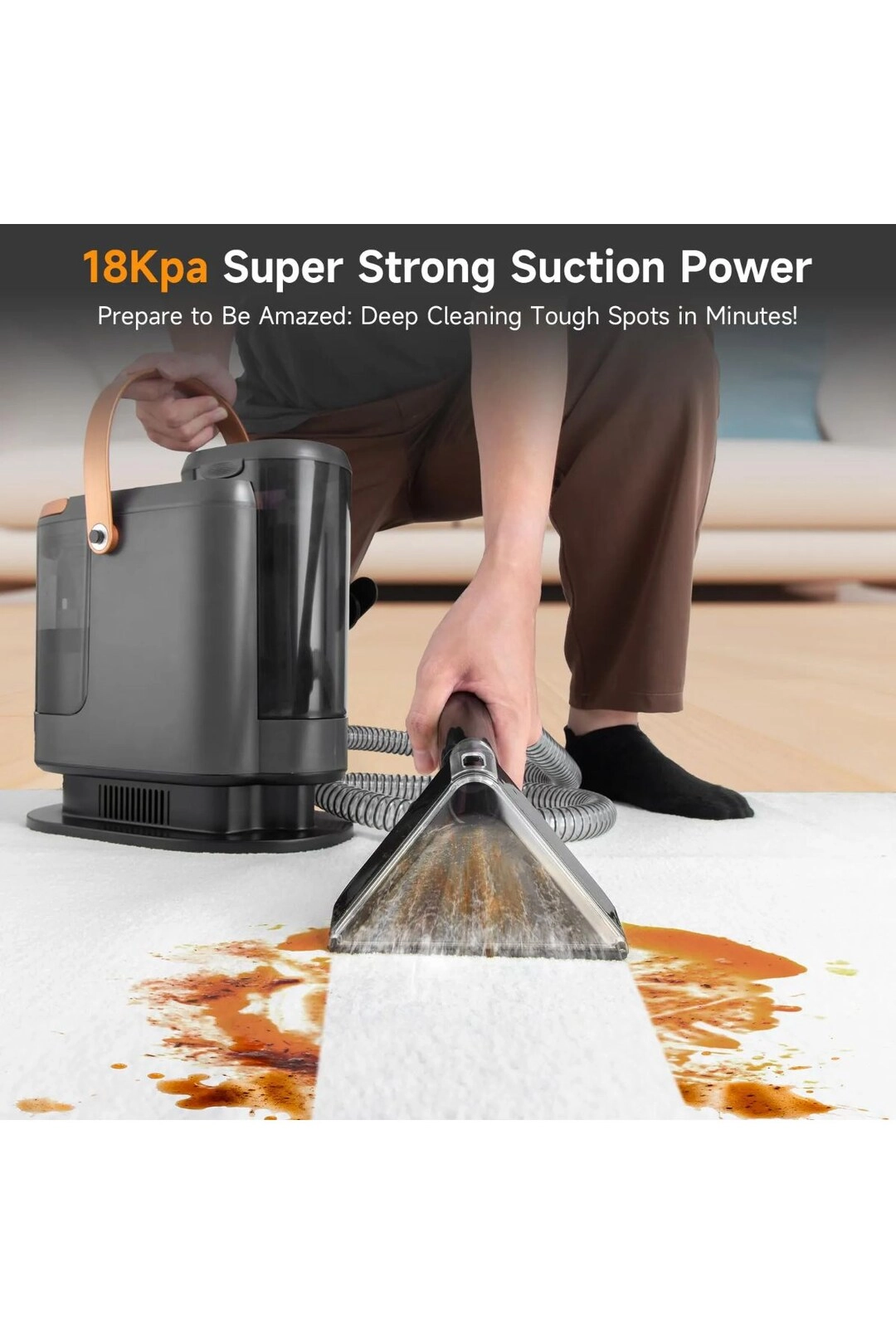 Portable Carpet Cleaner - Wet-Dry