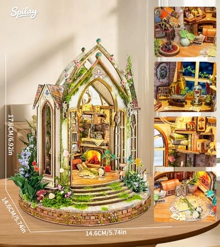 DIY Book Nook Kit - FLOWER HOUSE BOOKNOOK 1/32
