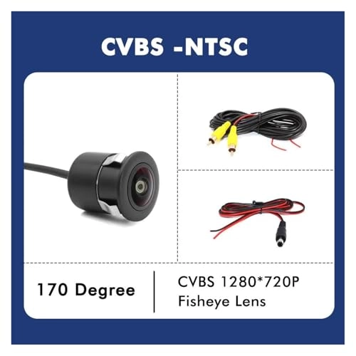 AHD 1080P Gold Lens Brake Light Rear View Reverse Camera - Night vision Wire 1080P