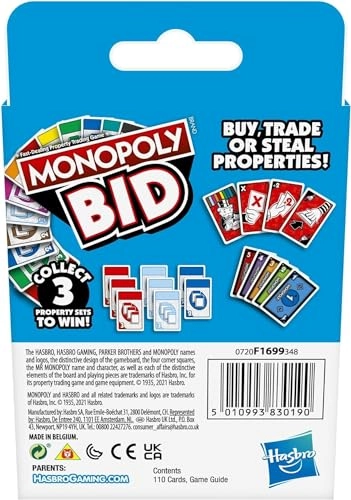 Monopoly: BID - Card Game