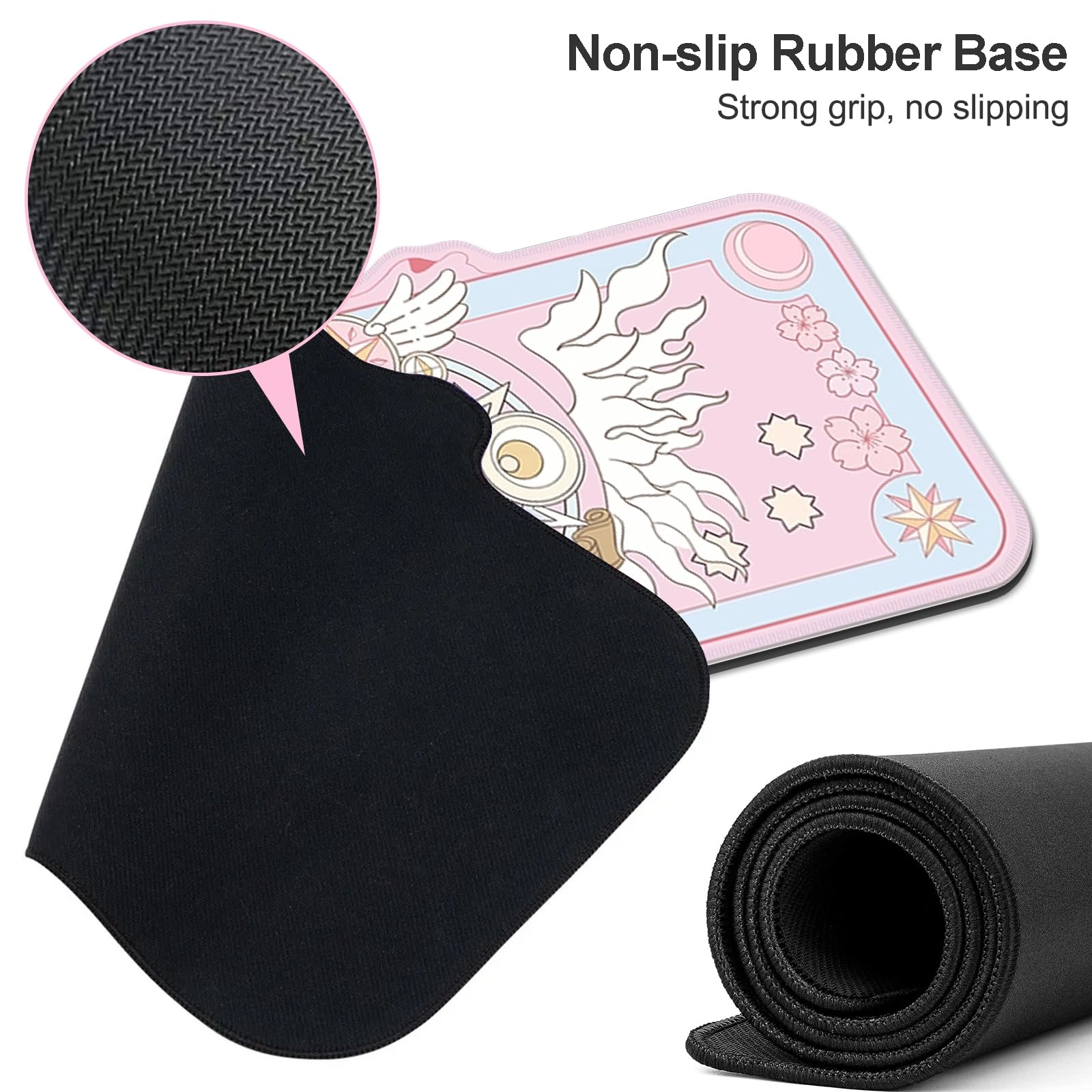 Kawaii XL Rubber Gaming Mouse Pad - 70x30 cm