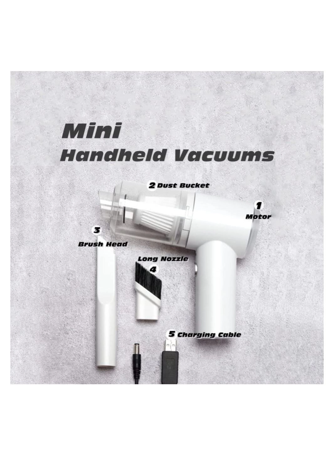 Handheld Vacuums - 2200mAh