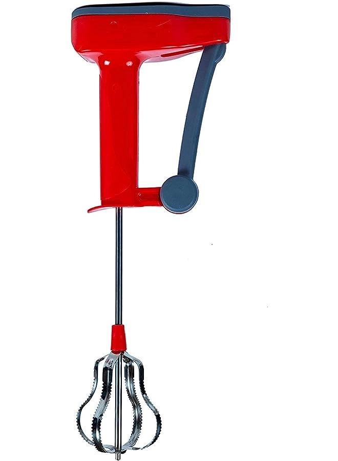 PROMASS Power-Free Manual Hand Blender - Assorted Color Pack of One 100% Stainless Steel Blades