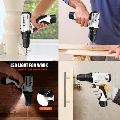 Cordless Drill Set - 1.3Ah