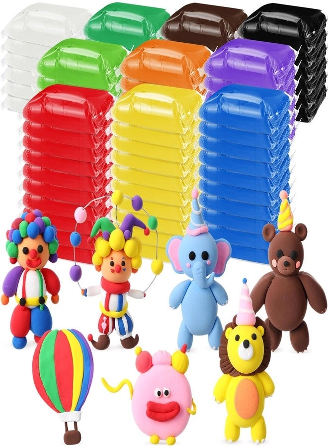 Air Dry Clay - 72 Pcs