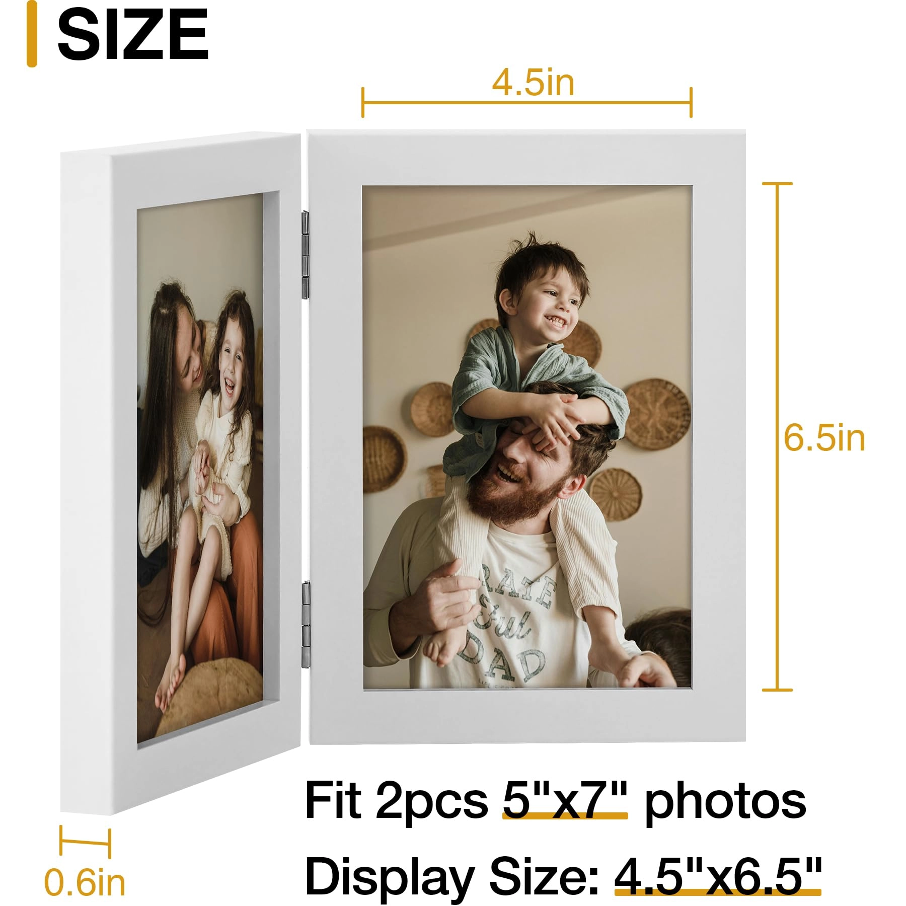 Double Picture Frame - 5x7 2