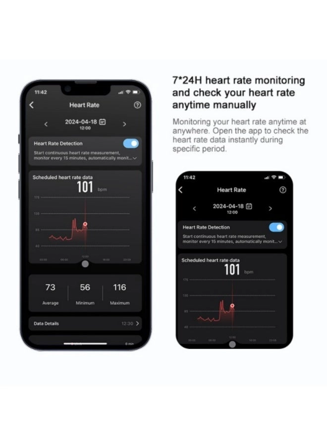 Smart Ring - Health Tracker Sleep Exercise Monitoring