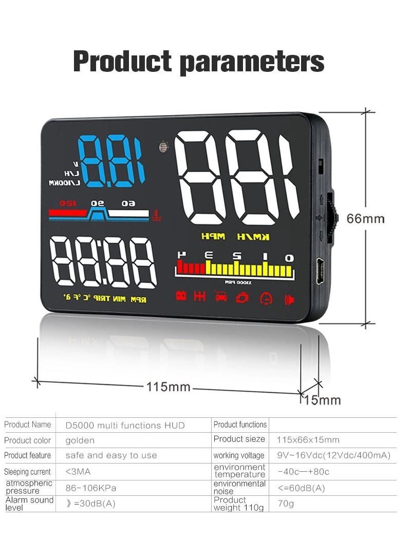 D5000 - Head Up Display HUD