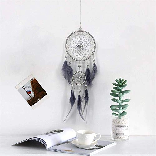 Dream Catcher - Crystal Love Feather With Lamp