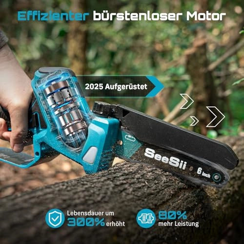 Brushless Mini Chainsaw - 800W