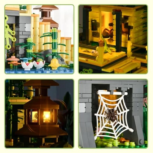 Panda Bamboo House - LED Light