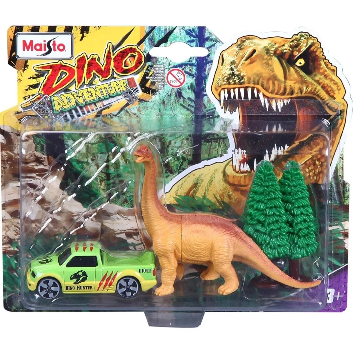 Vehicle With Dino - 3 Inch 1 Pc