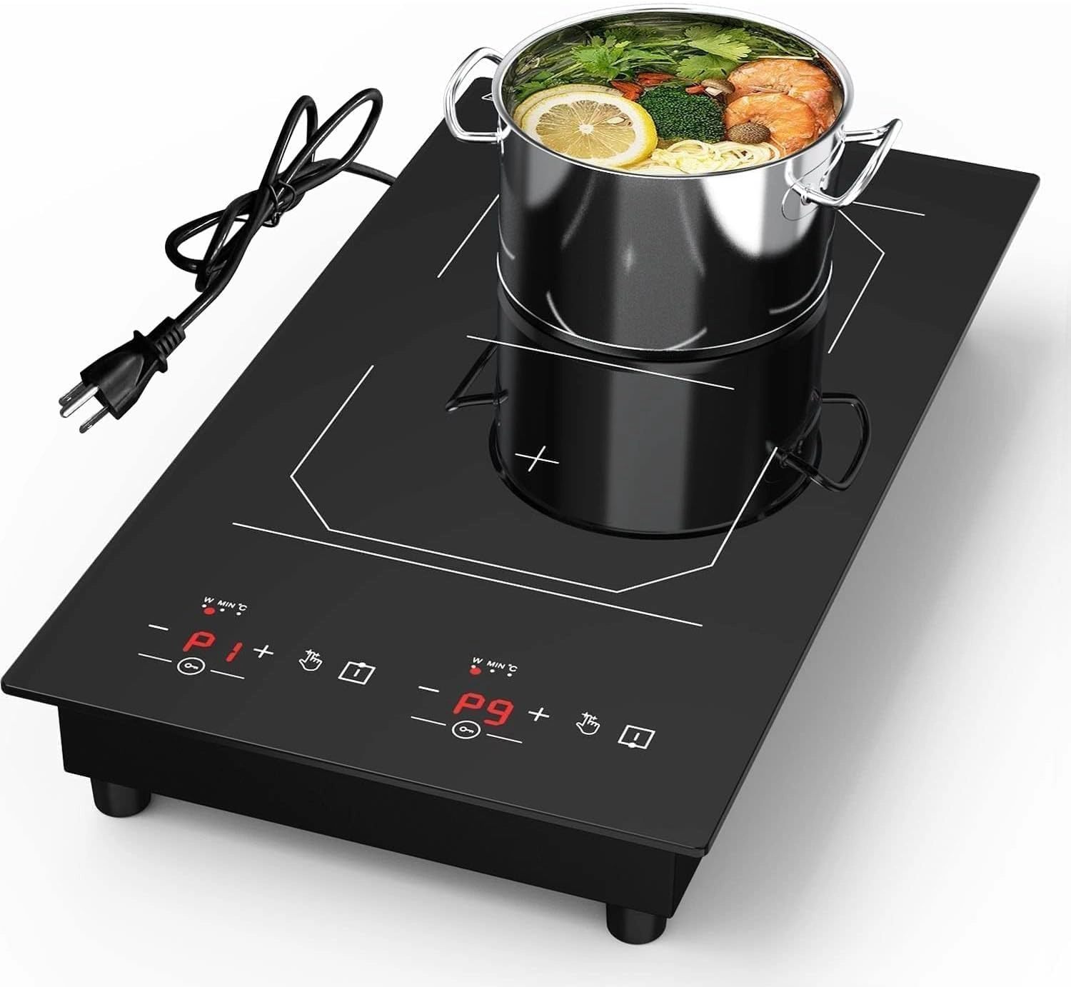ANHANE Induction Cooktop 2 Burners Induction hob