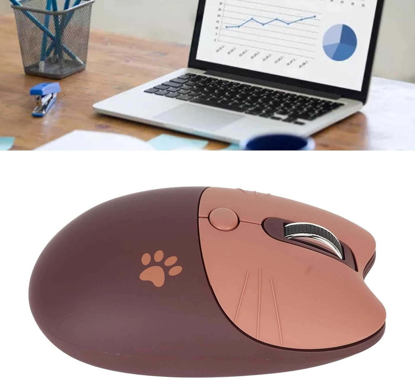Cat Compact Silent Mouse - Bluetooth/Dongle
