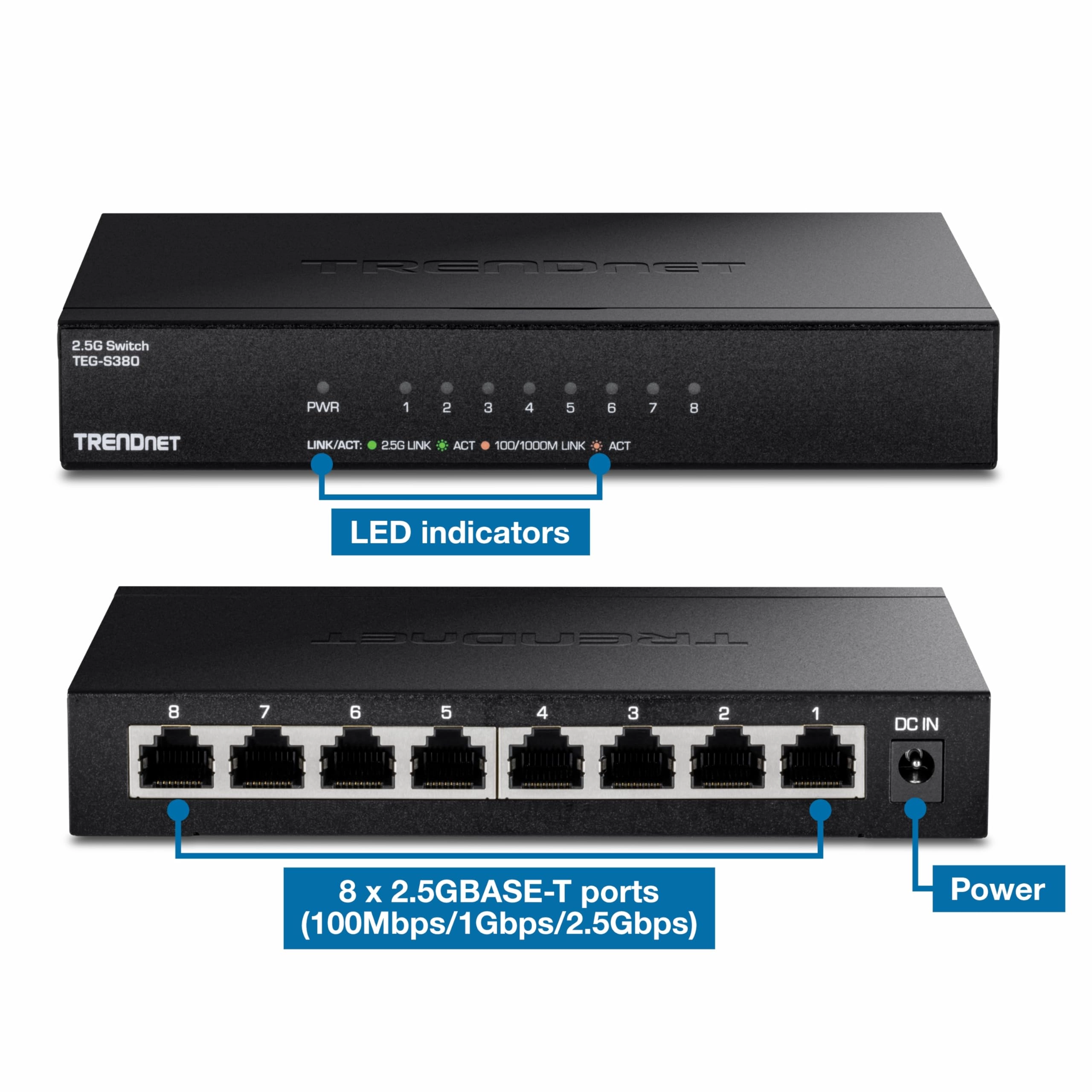TEG-S380 8-Ports