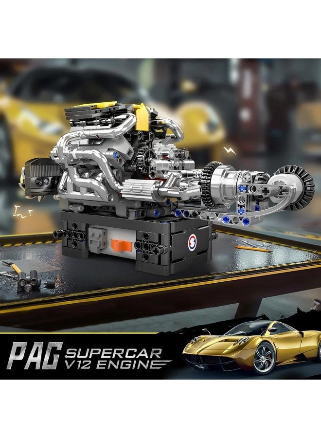 V12 Engine - 12-Cylinder Model Kit