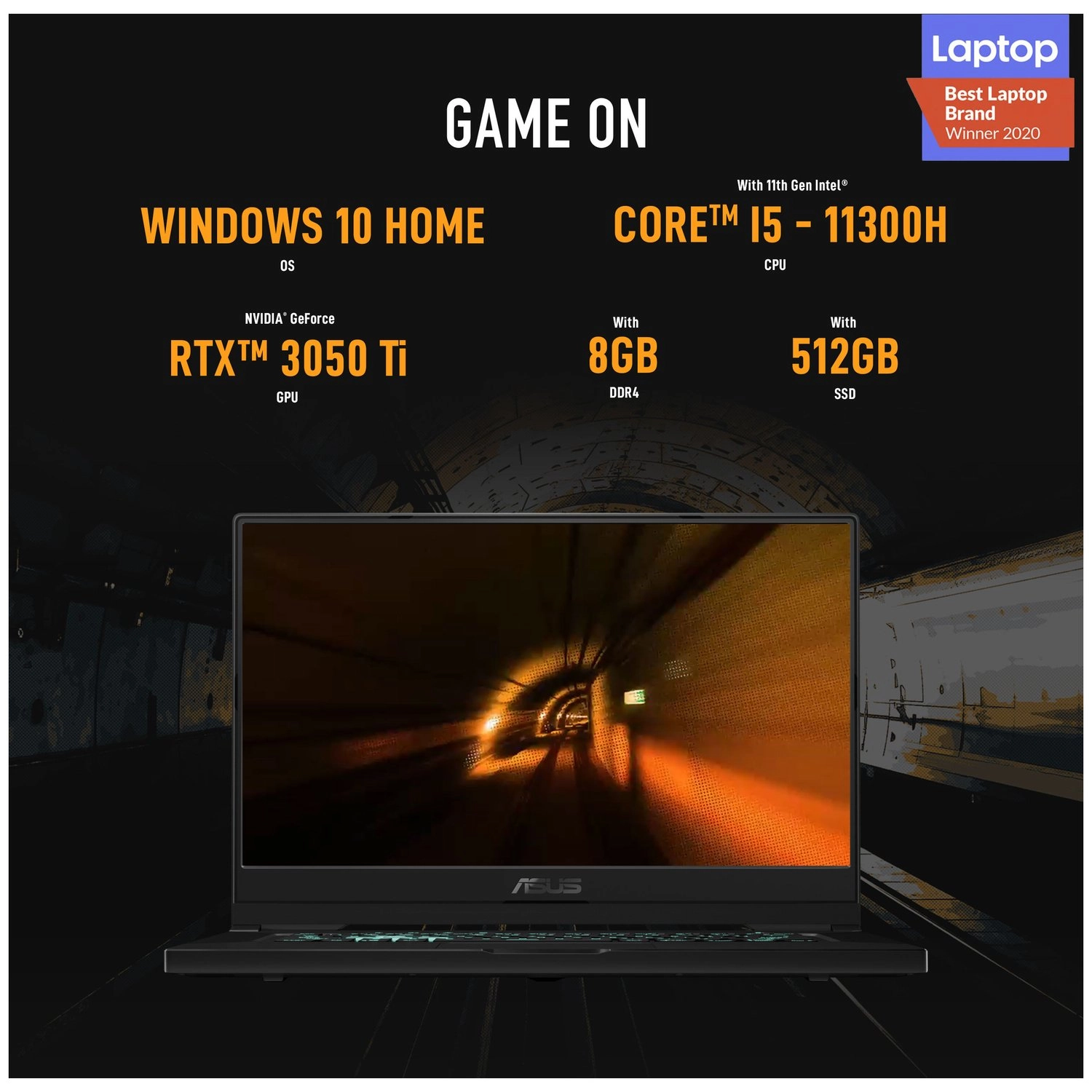 TUF Dash F15 FX516PE-HN004T - 15.6'' Core i5-11300H 8GB 512GB SSD