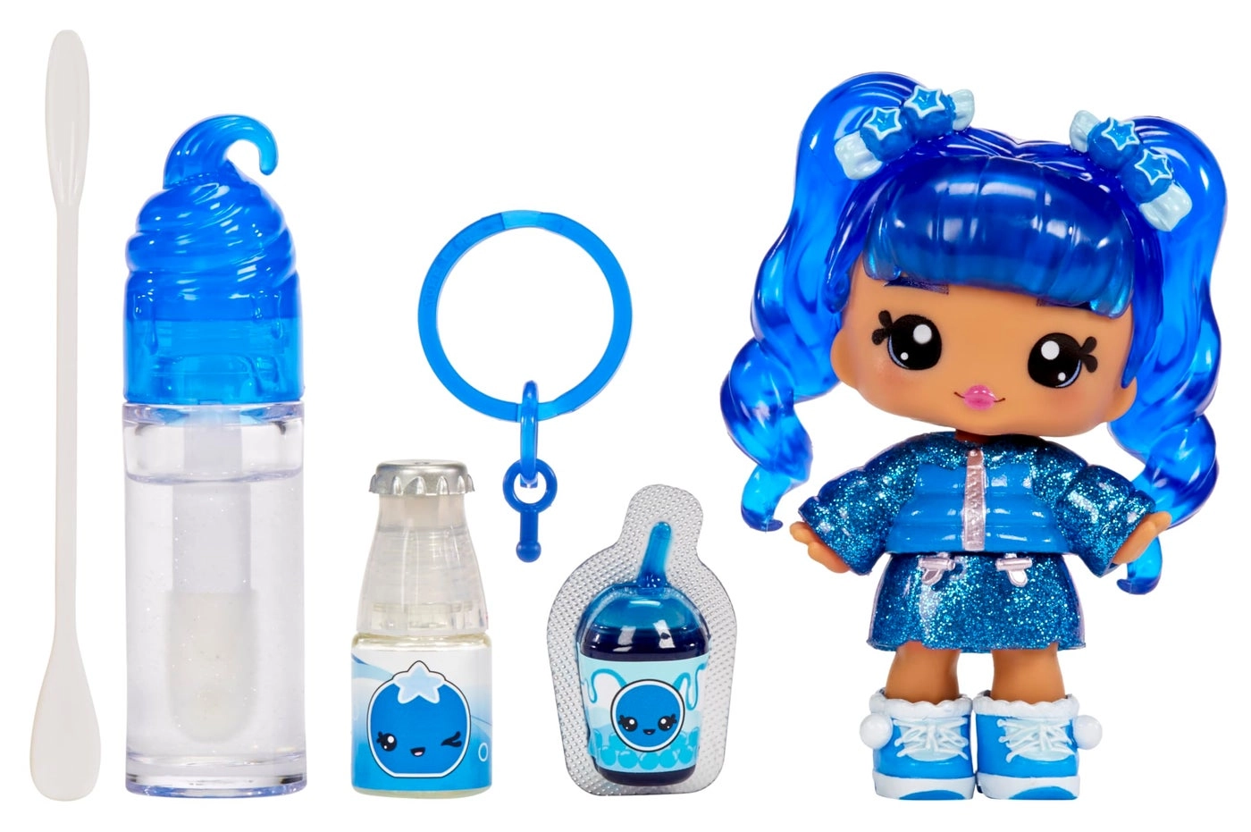 Rory Blueberry Lipgloss Doll - 4" Blueberry Scent Ages 4+