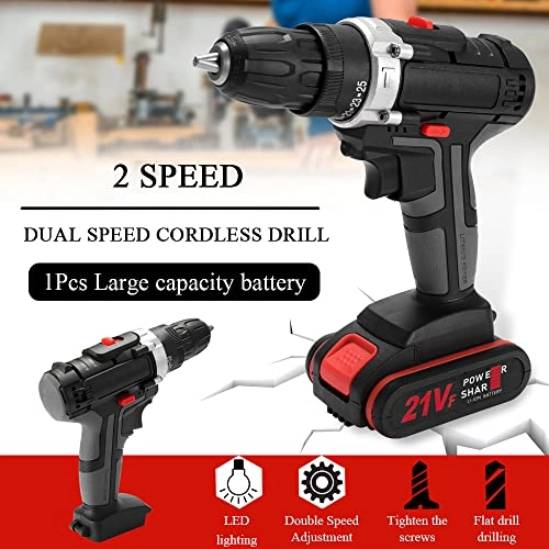 Multifunctional Electric Impact Cordless Drill - 1300mAh