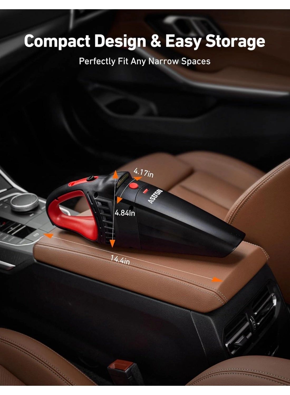 Handheld Car Vacuum - 6000mAh