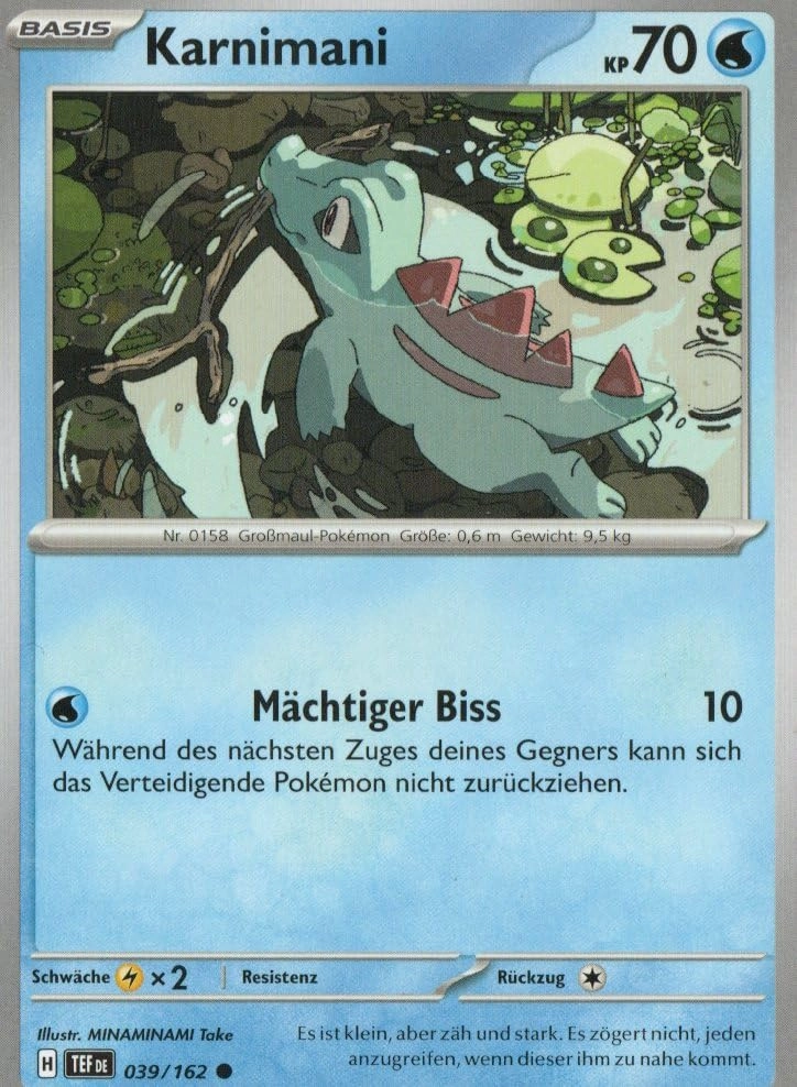 MZTCG Pokémon: Gewalten der Zeit - Karnimani TEF 039 (German)