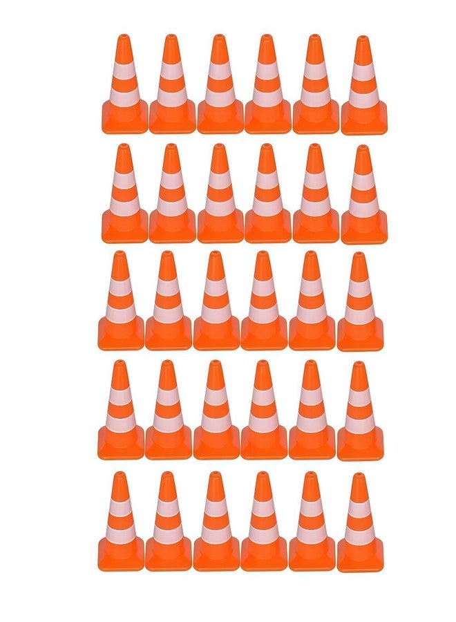 Mozff Miniature Road Cone - Plastic 30 Pcs