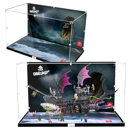 Acrylic Model Display Case - for 71469 Nightmare Shark Boat Model 71 x 36 x 41.8 cm
