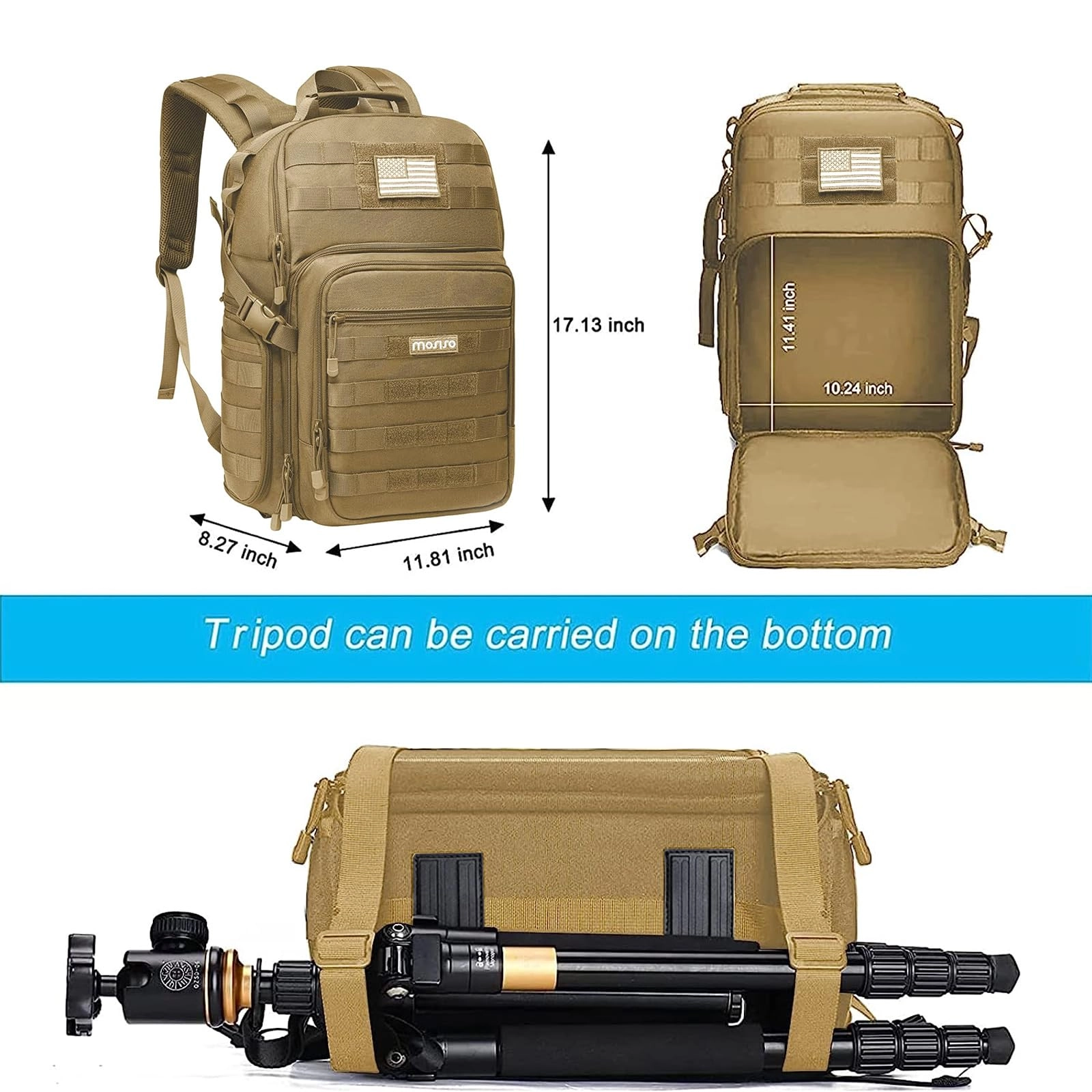 Mocamtaclpbkpk - 17.13 x 11.81 x 8.27 inches Canon/Nikon/Sony Soft Shell