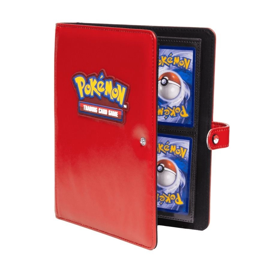 Pokemon Premium 4-Pocket Snap Binder - Red 160 cards
