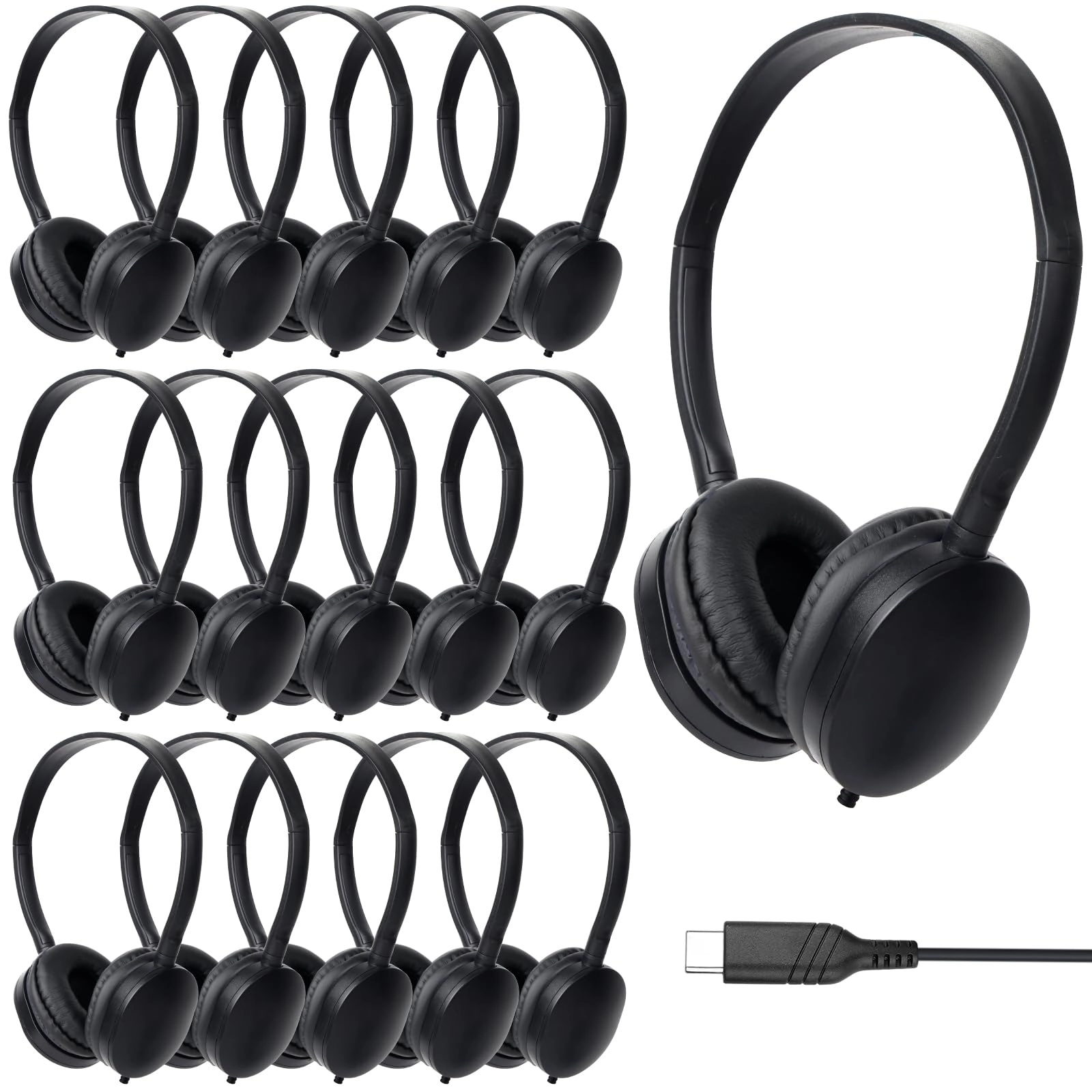 ZXQZYM USB C Headphones Wired Headphone Pack