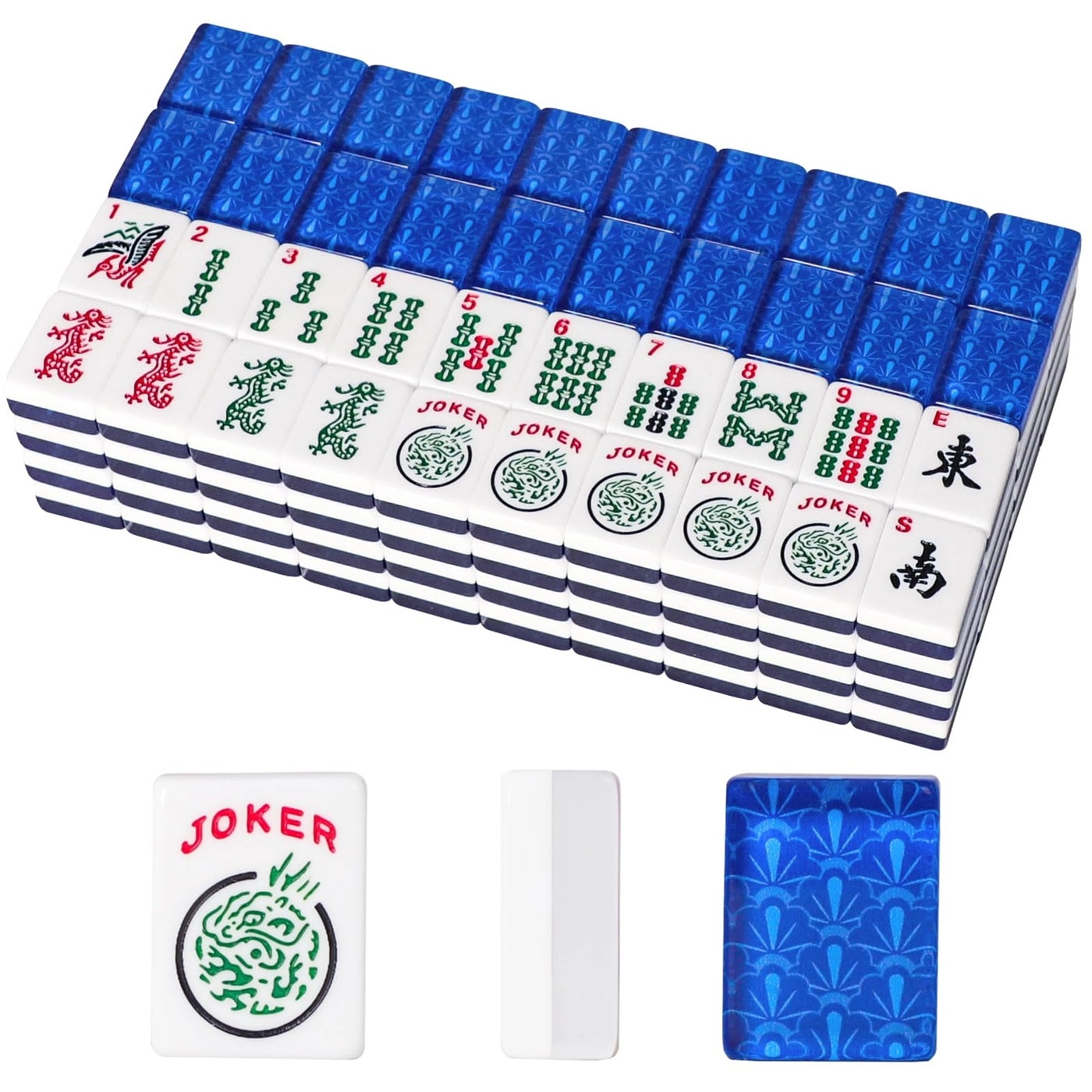 GUSTARIA American Mahjong Tiles - 166 Acrylic Tiles