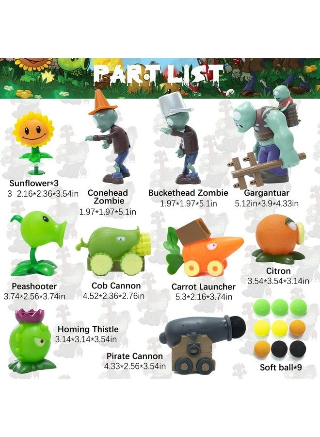 Plants and Zombies Figurines 12 pcs