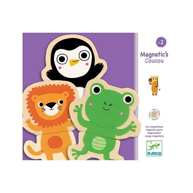 Jungle Wooden Magnets - 2+ 24 pieces