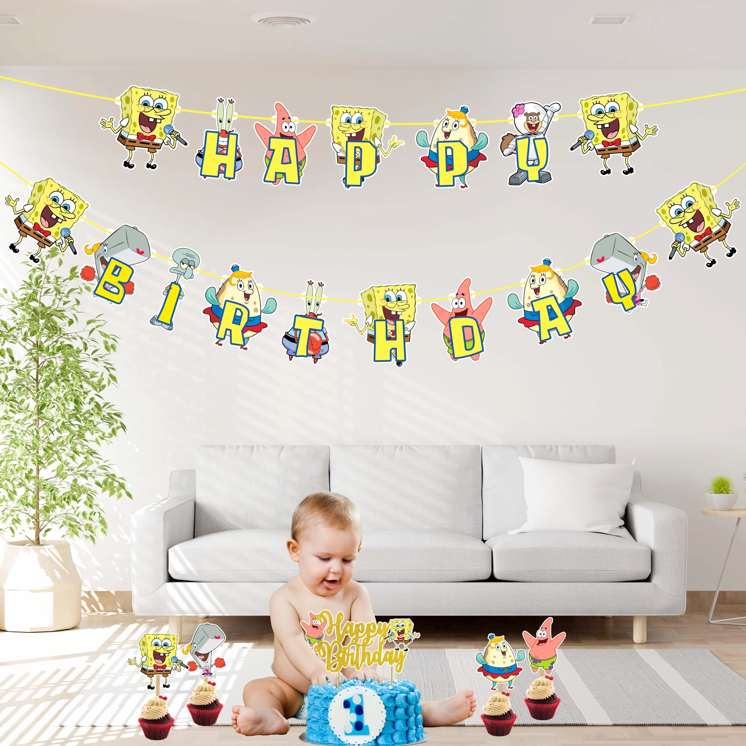 Spongbob Squarepants Themed Birthday Party Supplies - Birthday