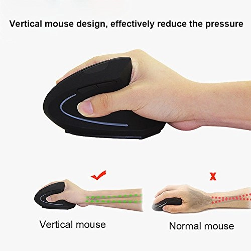 Vertical Mouse - USB Wireless