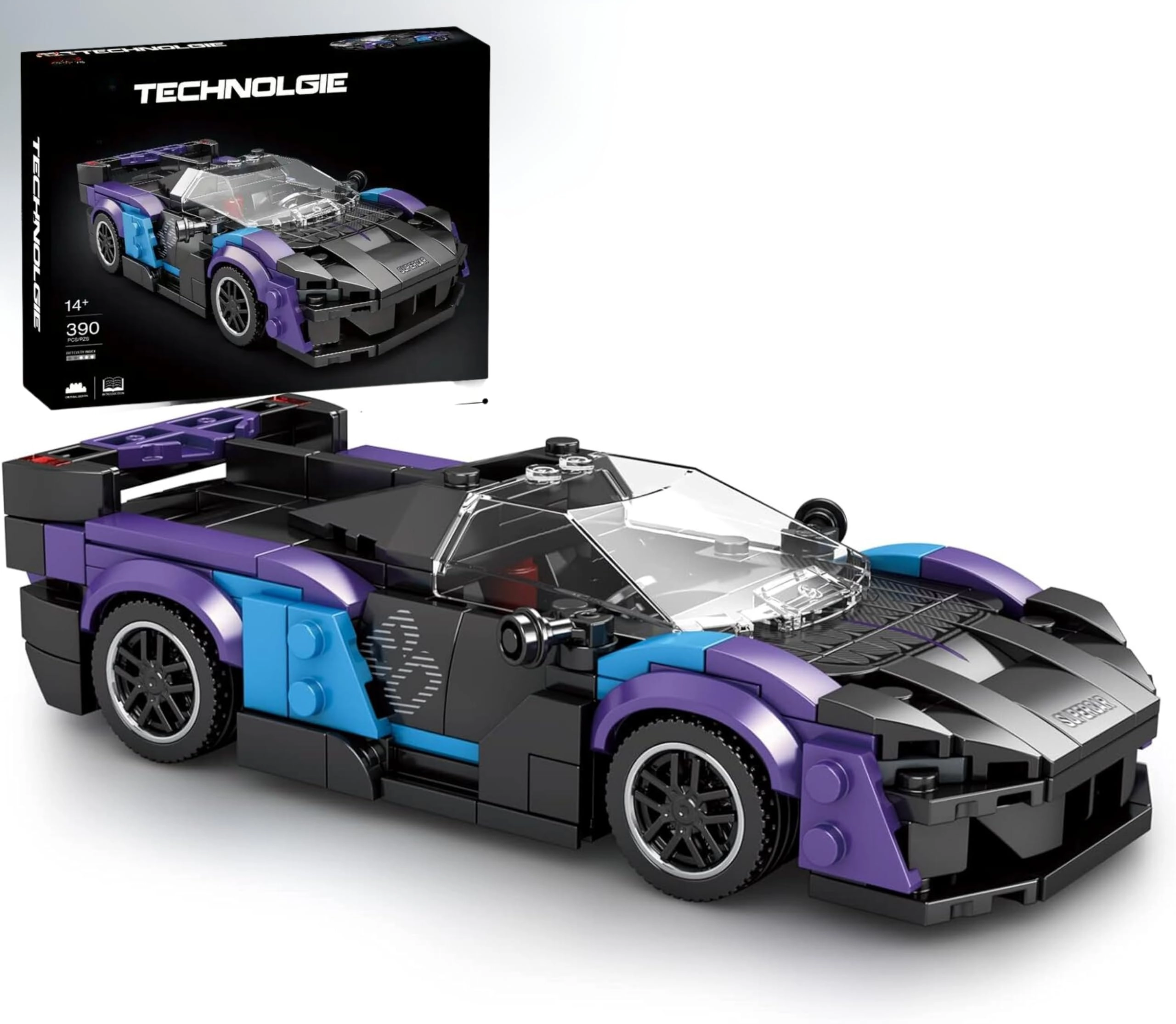 CUQUP Super Sports Car Building Kit - 390 pcs