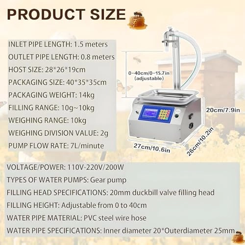 Automatic Filling Machine - 7L/1.85Gal/Min