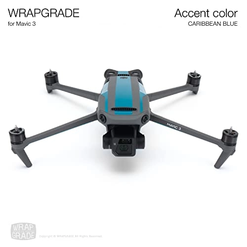Partial Skin Stickers - for Mavic 3 / Mavic 3 Classic Caribbean Blue