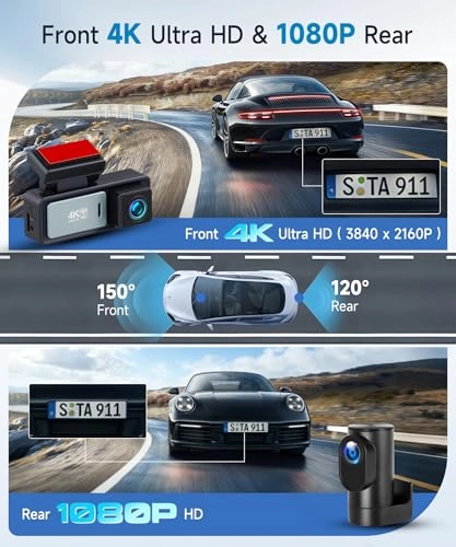 Dual Dash Camera - 4K