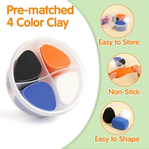 Air Drying Clay - 3+ years 12 pcs